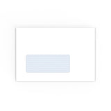 White Envelope with Internal Opacity - Window 114x162mm (C6)