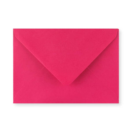 Fuschia Pink Gummed V-Flap Greeting Card Envelope (133 x 184mm)