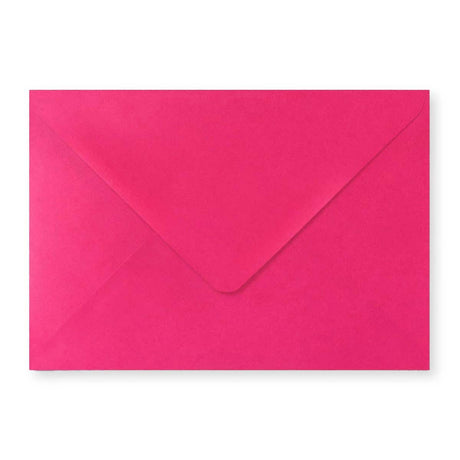 C5 Fuschia Pink Gummed V-Flap Greetings Envelope (162 x 229mm)