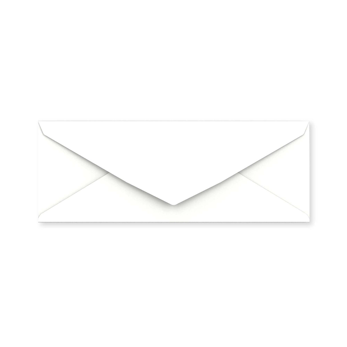 White Envelope - Diamond Flap 80x215 mm