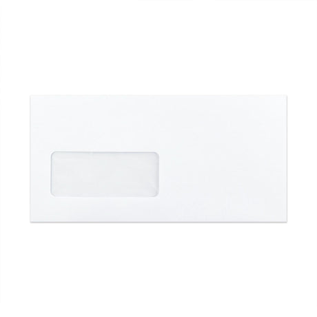 White Envelope - Straight Flap - W 110x220 mm (DL)