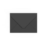 Black British Made Gummed V-Flap Envelope (133 x 184mm)