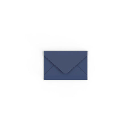 C6 Navy Blue British Made Gummed V-Flap Envelope (114 x 162mm)