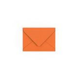 C7 Flame Orange British Made Gummed V-Flap Envelope (82 x 113mm)