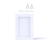 White Tri-Fold Rectangle Aperture Cards Pack