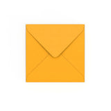 Dark Yellow Gummed V-Flap Envelope (130 x 130mm)