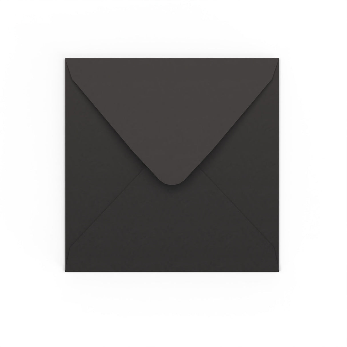 Black Gummed V-Flap Envelope 155×155 mm