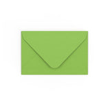 Mid Green Gummed V-Flap Envelope (65 x 94mm)