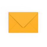 C6 Dark Yellow Gummed V-Flap Envelope (114 x 162mm)