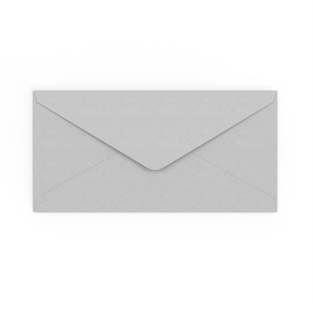 DL Pale Grey Gummed V-Flap Envelope (110 x 220mm)