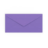 DL Purple Gummed V-Flap Envelope (110 x 220mm)