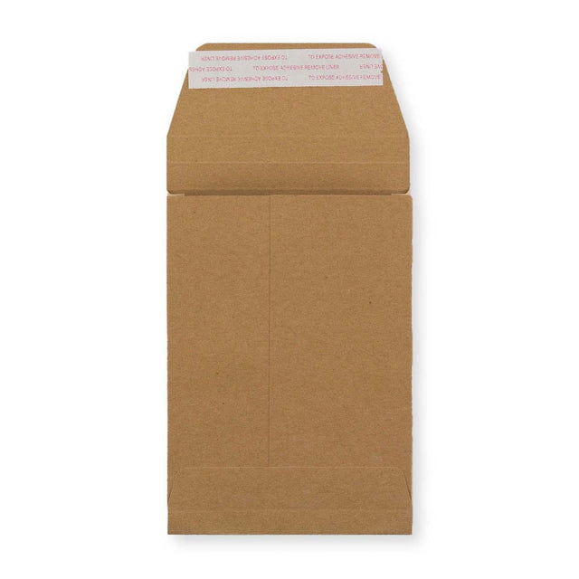 C6 Manila Brown Peel & Seal Manila Gusset Envelope (114 x 162 x 25mm)