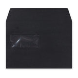 C5 Black Luxury Peel & Seal Envelope (162 x 229mm)