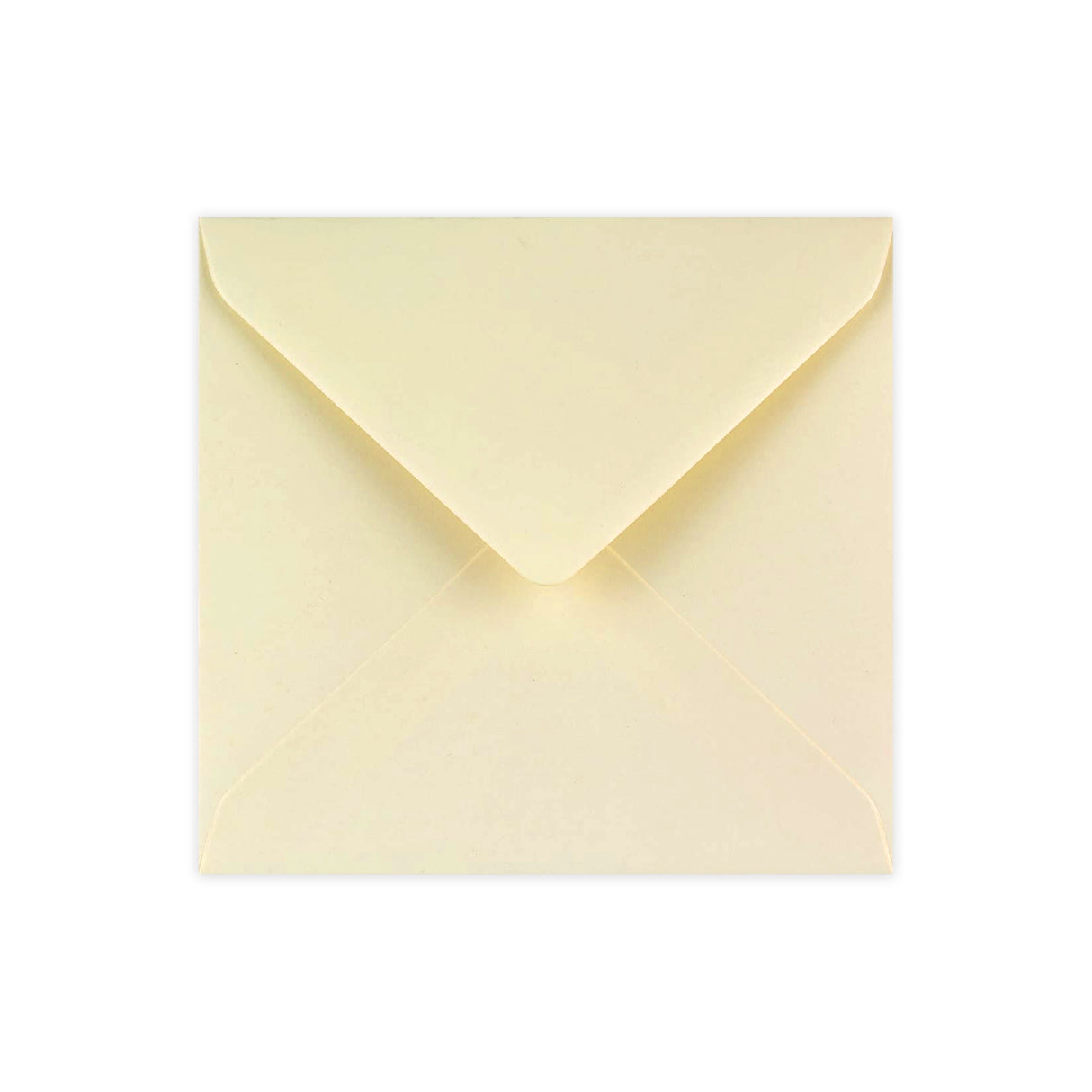 Ivory Wove Gummed V-Flap Greeting Card Envelope (155 x 155mm)