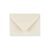 Ivory Wove Gummed V-Flap Greeting Card Envelope (70 x 100mm)